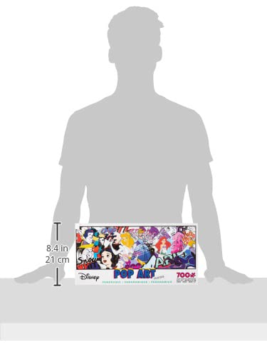 Ceaco - Disney Panoramic - Pop Art Princess Disney Panoramic - 700 Piece Jigsaw Puzzle Ceaco