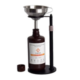 FUNGDO Resin Funnel Stand with Steel Ring Holder,Height Adjustable 3D Printer Resin Filter Strainer Stand,Hand-Free for Easy Recycling LCD/DLP/SLA/UV Photosensitive Resin (Holder+Funnel) FUNGDO