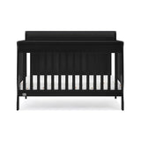Delta Children Simmons Kids Carter 6-in-1 Convertible Crib - Greenguard Gold Certified, Black Ebony Delta Children