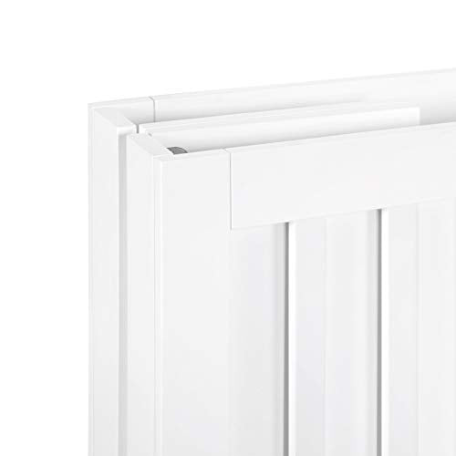 Babyletto Maki 2-in-1 Baby Crib Convertible to Toddler Bed - GREENGUARD Gold Certified Portable Folding Wood Crib w/ Toddler Conversion Kit - 4 Adjustable Heights, Easy to Assemble - White