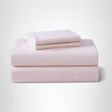 Laura Ashley - Flannel Sheets Twin Size, Anti-Pilling & Wrinkle Resistant Cotton, Touchably Soft for All-Season Comfort - Bed Sheets with Matching Pillowcase & Fitted Sheet (Bright Blush) Laura Ashley