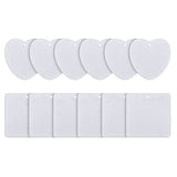 Ruitutedianzi 200 Pieces Sublimation Air Freshener Blanks DIY Air Freshener Scented Blank Car Pressed Felt for DIY Heat Press-Round Ruitutedianzi