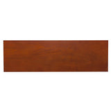 SEI Furniture Sicilian Harvest Traditional Style Electric Fireplace, Warm Brown Mahogany, 44.75 W x 14 D x 40.25 H (inches) SEI Furniture