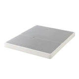 ZINUS 4 Inch Box Spring with Cover, No Assembly Mattress Foundation, Sturdy Metal Structure, Queen, White Zinus