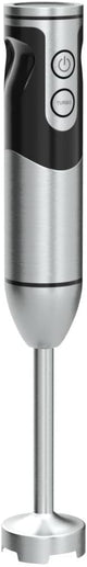 MegaWise Stainless Steel Titanium Reinforced 3-in-1 Immersion Hand Blender, Powerful with 80% Sharper Blades, 12-Speed Corded Blender, Including Whisk and Milk Frother (3-in 1 Black) MEGAWISE