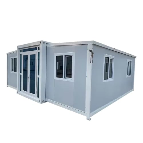 Expandable Prefab House Tiny Homes to Live in Mini Foldable Container House with 3 Bedroom Mobile Home Modular Homes Mini Live Houses - WoodArtSupply