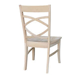 International Concepts Milano Chair, Unfinished IC International Concepts