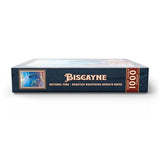 MyPuzzle Biscayne National Park - Manatees Whispering Beneath, Vintage Travel Poster - Premium 1000 Piece Jigsaw Puzzle for Adults MyPuzzle.com