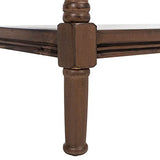 SAFAVIEH Home Collection Rafiki Brown 3-Shelf Console Table CNS5715C SAFAVIEH