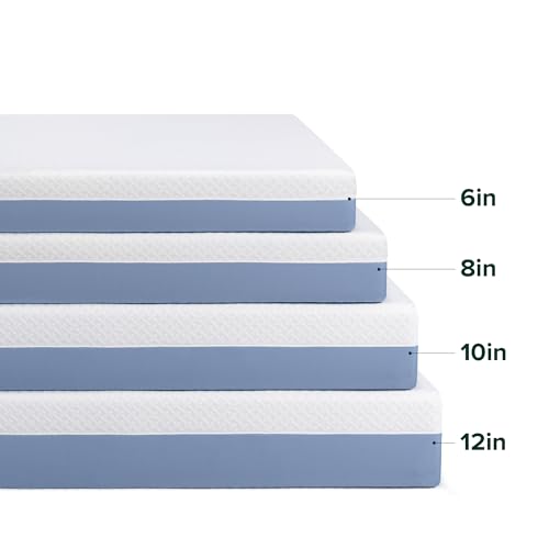 ZINUS 8 Inch Cooling Essential Memory Foam Mattress [New Version], Full, Fiberglass Free, Medium Feel, Cooling Airflow Memory Foam, Certified Safe Foams & Fabric, Mattress in A Box