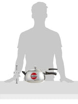 Hawkins 5 Litre Contura Pressure Cooker, Handi Inner Lid Cooker, Silver (HC50), Aluminium HAWKINS