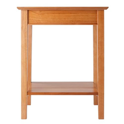 Winsome Studio Beech Wood End/Printer Table, Honey (99323)