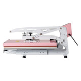 16x24 Inch Heat Press Machine,Semi-Auto Open T-Shirt Press with Slide-Out Drawer,2000W High Power Industrial Sublimation Machine, Air Switch Safety (16‘’×24‘’SEMI-AUTO Heat Press Machine-Pink) JintianCrafts