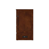 AFI, Tucson Queen Wood Murphy Bed Chest with 6" Mattress, Storage Drawer & Built-in USB Charger, Walnut AFI