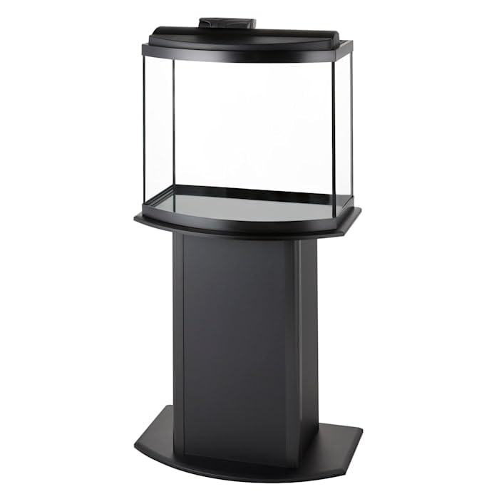 Aqueon Pedestal Bow Aquarium Stand, 26" W X 29" H - WoodArtSupply