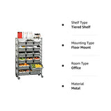 Seville Classics Heavy Duty NSF Bin Rack Solid Steel Wire Shelving Storage Unit, Patented Organizer for Garage, Warehouse, Office, Restaurant, Seville Classics