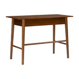 Linon Melissa Mid-Century Walnut Desk, 42" W x 19" D x 30" H Linon