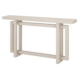 Henn&Hart Breslow Console Table, 55" Wide, White Henn&Hart