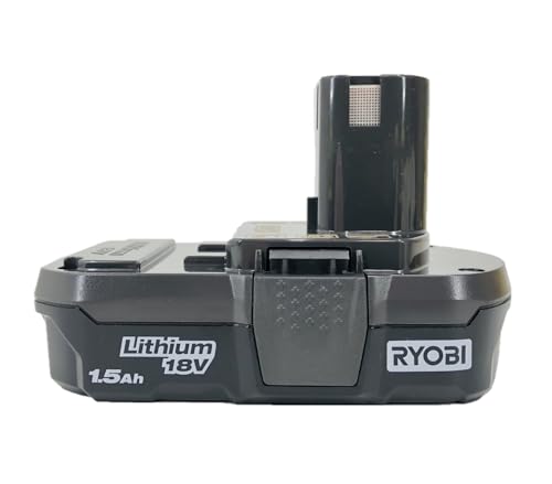 Ryobi P189 18 Volt 1.5 Ah One+ Lithium-Ion Cordless Compact Rechargeable Quick-Release Battery RYOBI