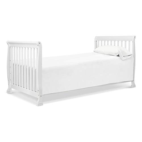 DaVinci Kalani 4-in-1 Convertible Mini Crib in White | Greenguard Gold Certified DaVinci