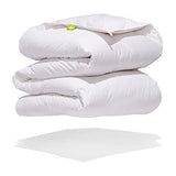 Canadian Down & Feather Co. - Regular Weight Hutterite White Down Duvet King Size - 400 TC Shell 100% Cotton - Made in Canada Canadian Down & Feather Company