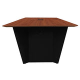Regency Array 96" Conference Table with Built-in Power & Data Grommet – Modern Tapered Leg Design, Cable Management, Meeting & Boardroom Table Seats 4-8 People (Cherry, Black) Regency
