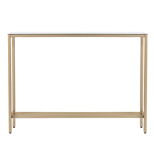 SEI Furniture Southern Enterprises Darrin Narrow Console Table, 36" W, Metallic gold, AMZ7929MC SEI Furniture