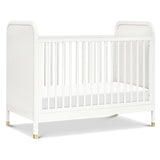 Namesake Brimsley Tambour 3-in-1 Convertible Crib in Warm White, GREENGUARD Gold Certified NAMESAKE