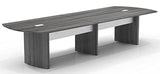 12 ft. Medina Conference Table - Laminate Gray Steel - 29.5 x 144 x 48 in. 212 Main