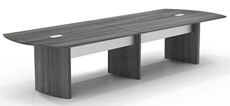 12 ft. Medina Conference Table - Laminate Gray Steel - 29.5 x 144 x 48 in. 212 Main