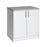 Prepac Elite 32" White Storage Cabinet with Adjustable Shelf - Versatile Base Cabinet for Any Room Prepac