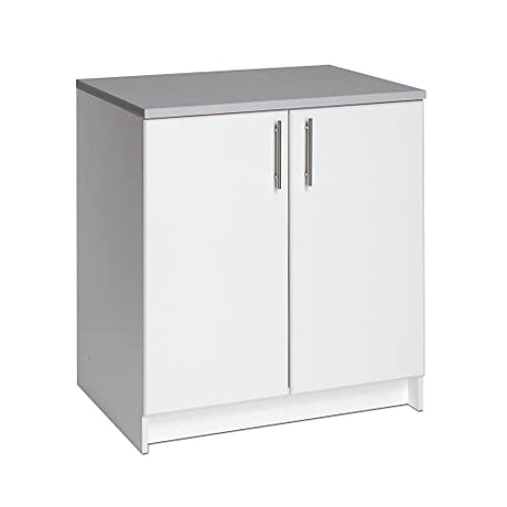 Prepac Elite 32" White Storage Cabinet with Adjustable Shelf - Versatile Base Cabinet for Any Room Prepac