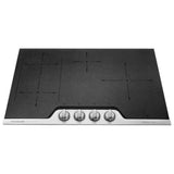 Frigidaire Professional FPIC3077RF 30" ADA Compliant Induction Cooktop with 4 Elements, PowerPlus Induction Technology, SpacePro Bridge Element, and Knob Controls: Stainless Steel Frigidaire