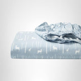 Eddie Bauer - Flannel Sheets Full Size, Anti-Pilling & Wrinkle Resistant Cotton, Touchably Soft for All-Season Comfort - Bed Sheets with Matching Pillowcases & Fitted Sheet (Birch Forest) Eddie Bauer