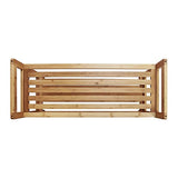 Oceanstar 2 Tier Bamboo Shoe Rack, Brown Oceanstar