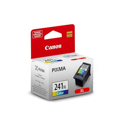 Canon CL-241 XL Genuine Color Ink Cartridge, Compatible with MG2120/3120/4120, MX512/432/472/372/392/522/532/452, MG2220/3220/4220/3520/3620, TS5120