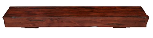 Pearl Mantels 412-60-70 Shenandoah Pine 60-Inch Fireplace Mantel Shelf, Rustic Cherry