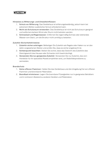 Lifetime 60057 Outdoor Storage Shed, 7 x 4.5' Lifetime