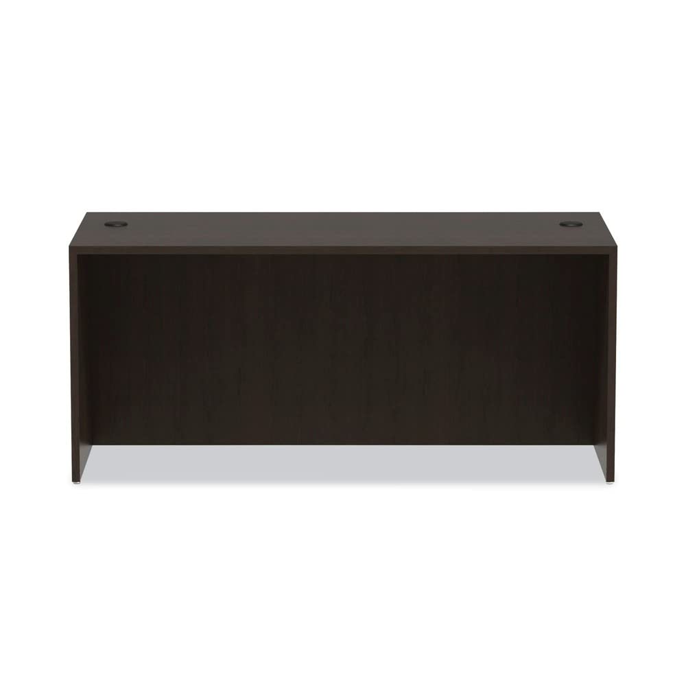 Alera Alera Valencia Series Straight Front Desk Shell, 65" X 29.5" X 29.63", Espresso Alera