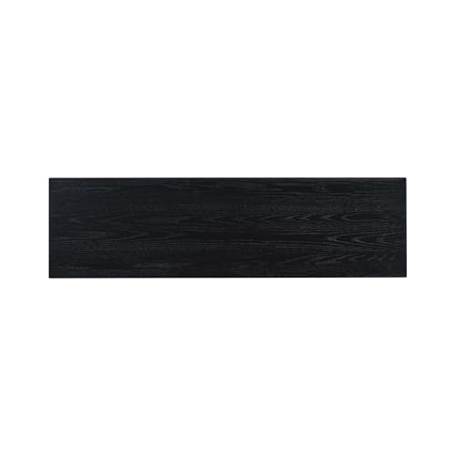 Knocbel 59" Long Entryway Console Table Wooden Entrance Hallway Foyer Sofa Couch Table, 170lbs Weight Capacity, Easy Assembly (Black 59") Knocbel