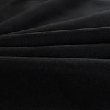 Mengersi Black Four Corner Post Bed Canopy Bed Curtains Sheer Canopy for Adults Girls Bedroom Decoration Lightproof Windproof (Queen, Black)