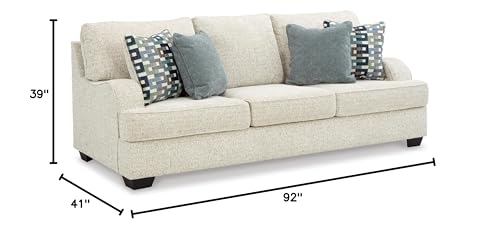 Signature Design by Ashley Valerano Casual Sofa for Living Room, Beige