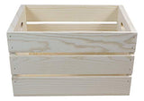 Poole & Sons, Inc. One Slatted Pine Crate 17 x 8 1/4 x 10 Inches Inside Dimensions Poole & Sons, Inc.