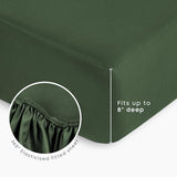 Wake In Cloud - Dinosaur Toddler Bedding Set for Boys, Colorful Dino Prehistoric Fossil, 4 Pieces Soft Crib Bed Set Including Comforter, Sheets and Pillowcase, Army Green Wake In Cloud