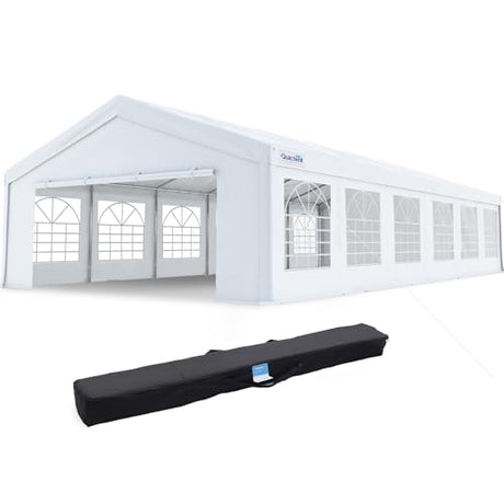 Quictent 20x40 Heavy Duty Party Tent with Church Windows, Outdoor Event Shelter Tent for Parties, Wedding, Carport, Canopy, BBQ Quictent