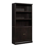Sauder Miscellaneous Storage Bookcase/ Book Shelf With Doors, Estate Black finish Sauder