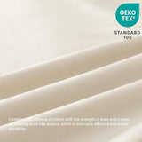 BISELINA French Linen Bed Skirt with Pleated Frills 14-Inch Tailored Drop Natural Flax Cotton Blend Dust Ruffle Soft Cozy Farmhouse Bedding (14" Twin, Linen) BISELINA