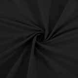 KKJIAF Full Fitted Bed Sheets with 2 Ruffle Pillowcases, Brushed Microfiber Fitted Sheet with 16 Inches Deep Pocket, Comfy Breathable Bed Sheets, Black (No Flat Sheet) KKJIAF
