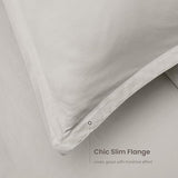 BIOWEAVES 100% Organic Washed Cotton Percale Weave Twin Duvet Cover Set | GOTS Certified Twin/Twin XL Duvet Cover & 1 Pillow Sham – 66x90 inches, Marshmallow BIOWEAVES