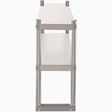 VEVOR Double Overshelf, Double Tier Stainless Steel Overshelf, 60 in. Length x 12 in. Width Double Deck Overshelf, Height Adjustable Overshelf for VEVOR